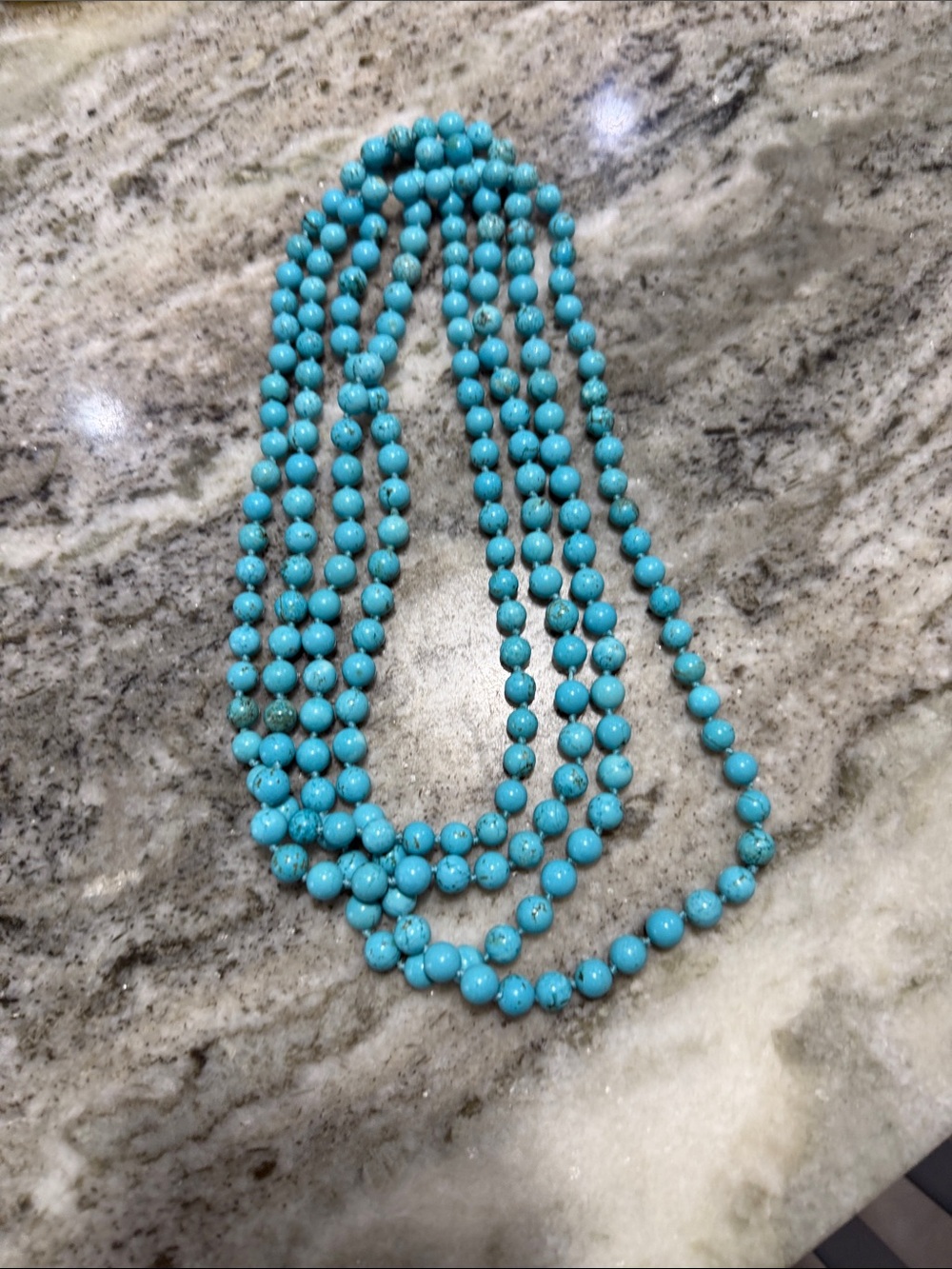 Turquoise Necklace Beaded Multiway Necklace Women Jewelry - Picture 7 of 9